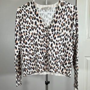 Cheetah Print LOFT Cardigan